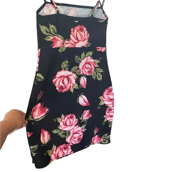 Guess Bianka rose print slit mini dress - Picture 9 of 15